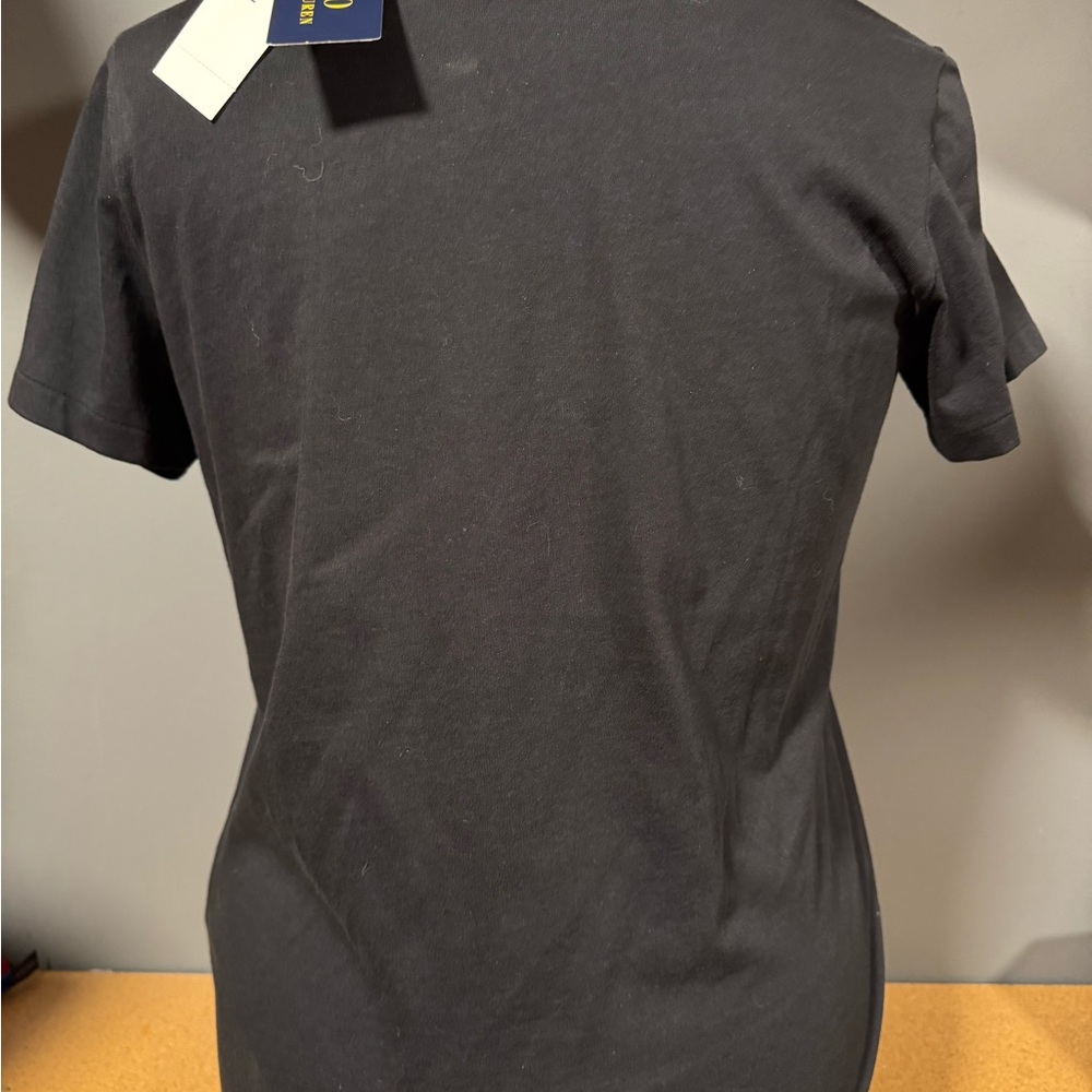 Black Short Sleeve Crew Neck Tee